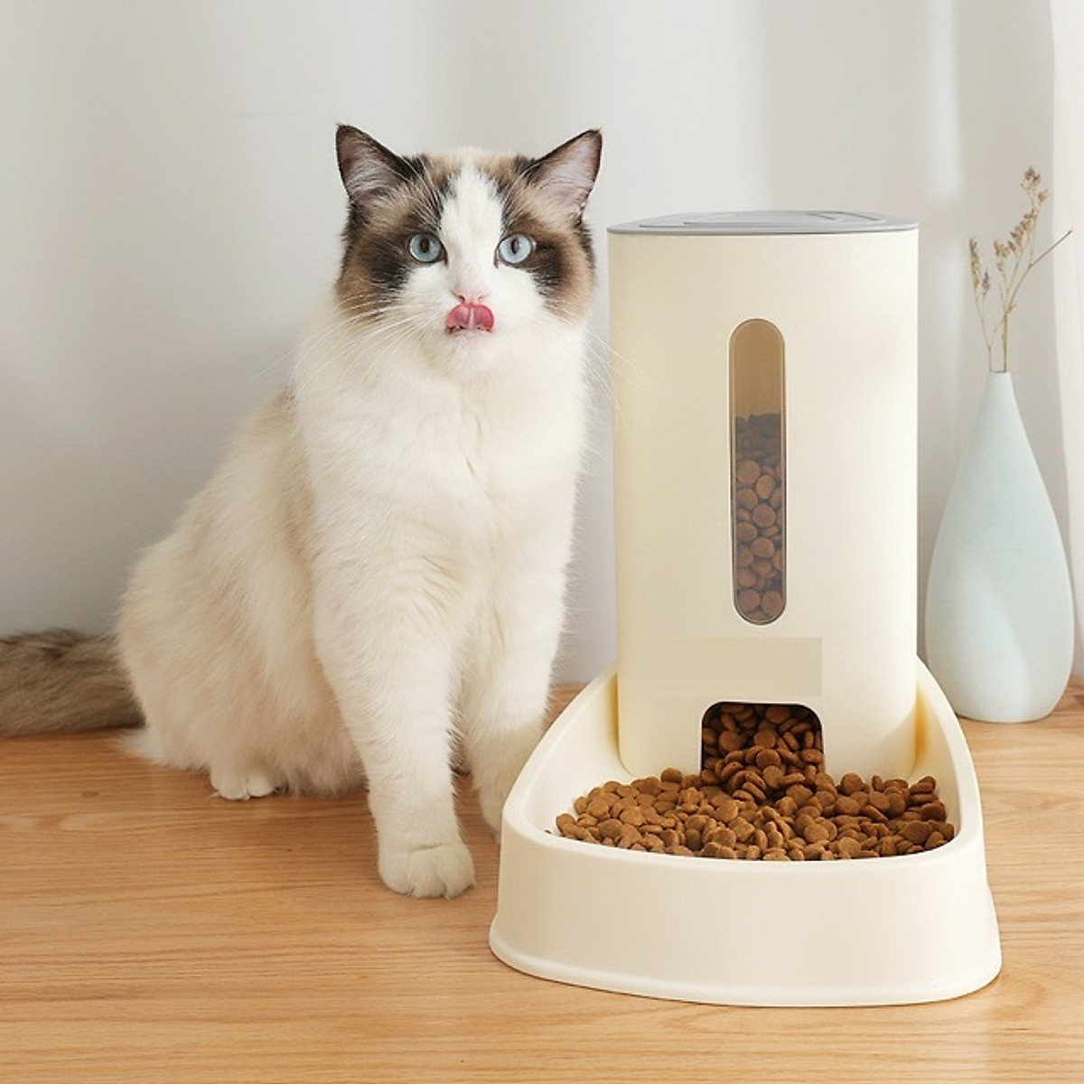 Khay Bát Thức Ăn Tự Động, Khay Thức Uống Tự Động Cho Chó Mèo Cao Cấp 3.5L - YonaPetshop