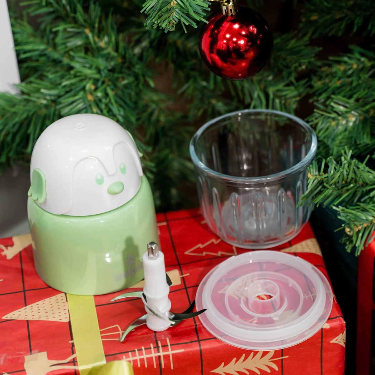 Máy xay thịt đa năng cối thuỷ tinh Kalpen OL2 dung tích 300ml, công suất 350W, bảo hành 2 năm - Hàng chính hãng