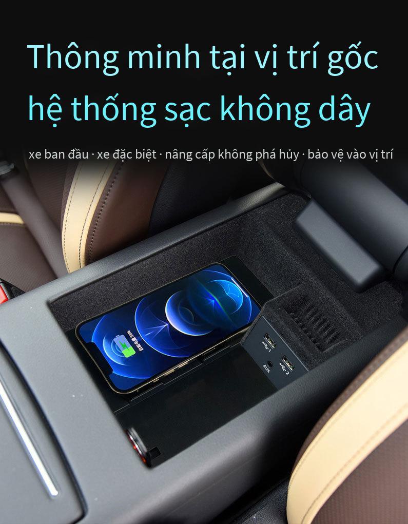 Đảm bảo chất lượng phù hợp cho xe ô tô Audi A6S6RS6A7S7RS7 xe ô tô đặc biệt ô tô đặc biệt sửa đổi bộ sạc không dây điện thoại di động