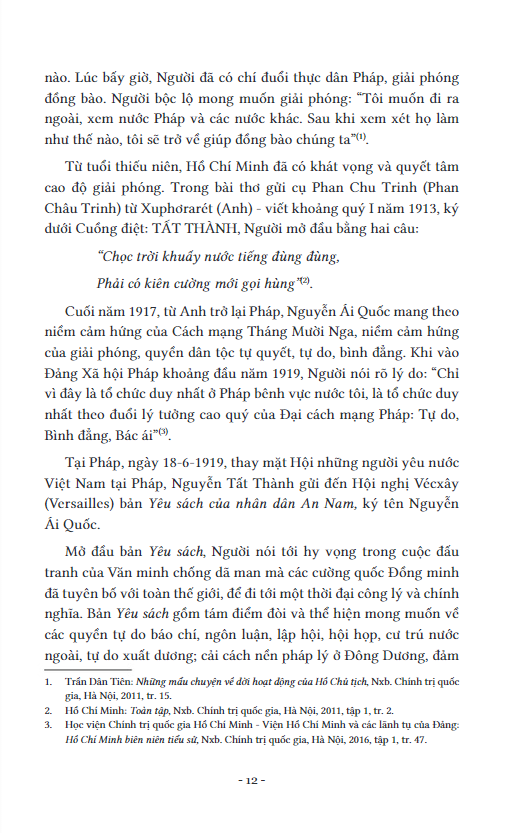 Sách Khát Vọng Hồ Chí Minh