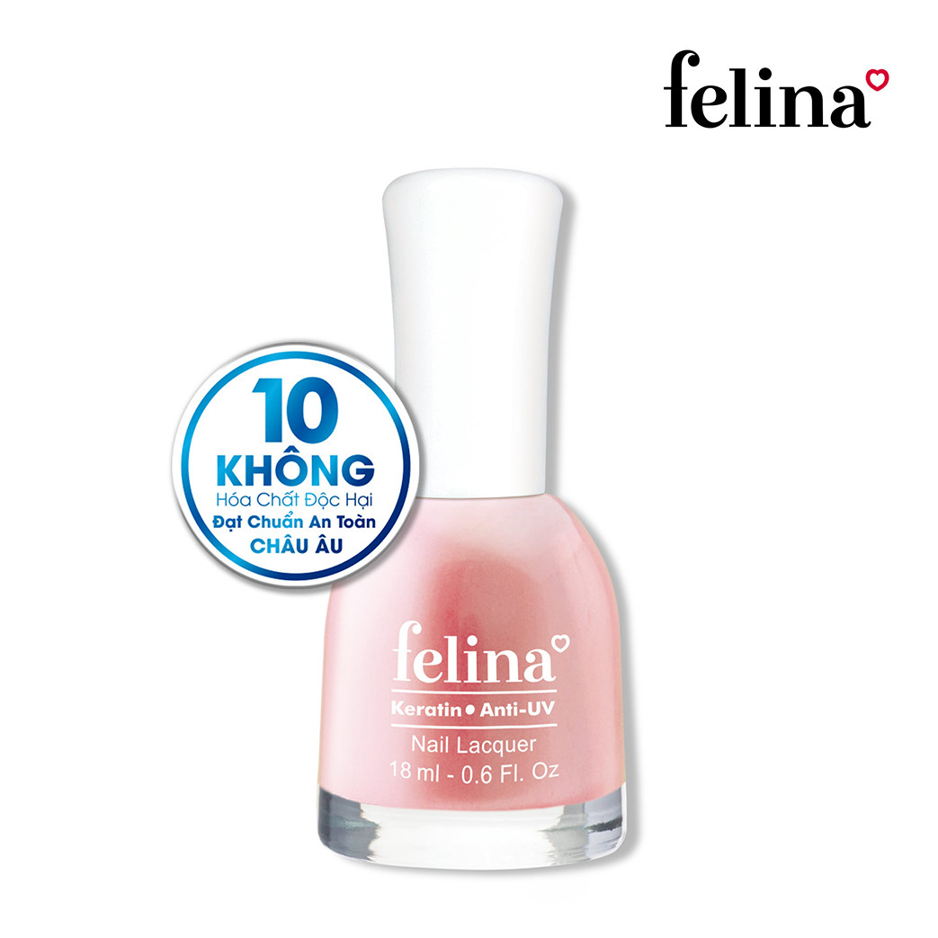 Sơn móng tay Felina 18ml CN106 Hồng Hoa Trà