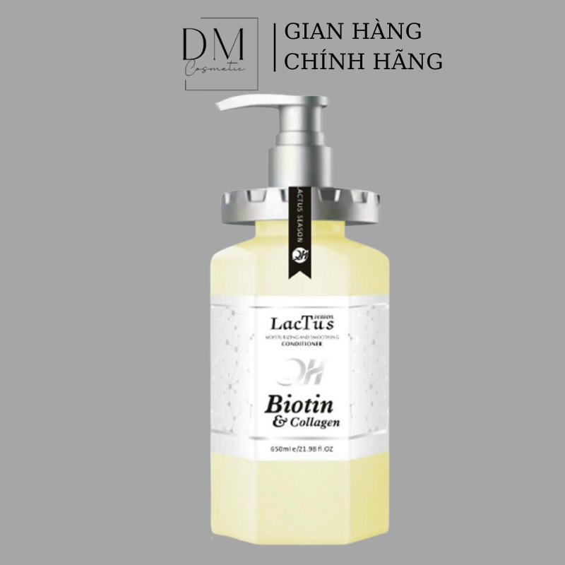 Dầu xả biotin Lactus season giảm tóc gãy rụng, giảm gàu, dầu thừa và bã nhờn 650ml