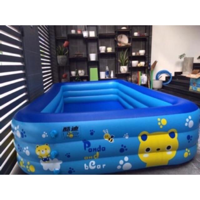 Hồ bơi khổng lồ 3m fun hộp kèm bơm điện