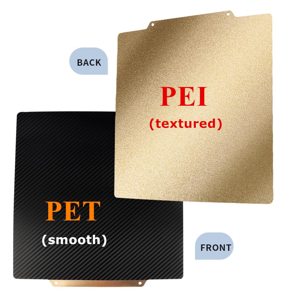 Tấm thép PEI PEI SPROT TUYỆT VỜI PEI Tấm xây dựng từ tính 180/220/235/310/350 Giường nóng 3D Máy in 3D Ender 3 Nâng cấp Ender5