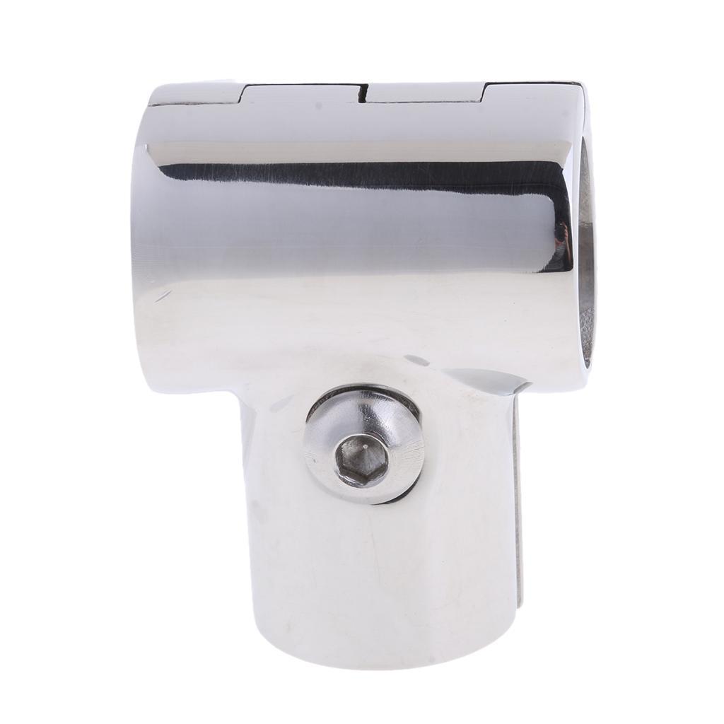 2Pcs 25mm  Handrail Fitting 316 Stainless Steel Hardware