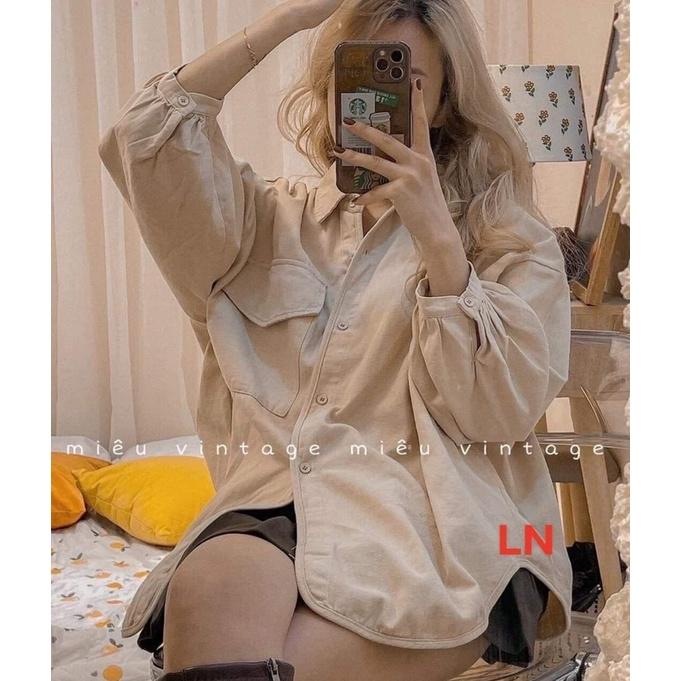 Áo sơ mi thụng tay bồng DA6