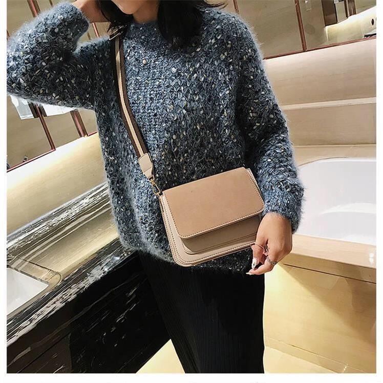 TÚI ĐEO CHÉO MINI ULZZANG THỜI TRANG NỮ PHỐI 2 MÀU DÂY ĐEO CHÉO BẢN TO PHỤ KIỆN THỜI TRANG