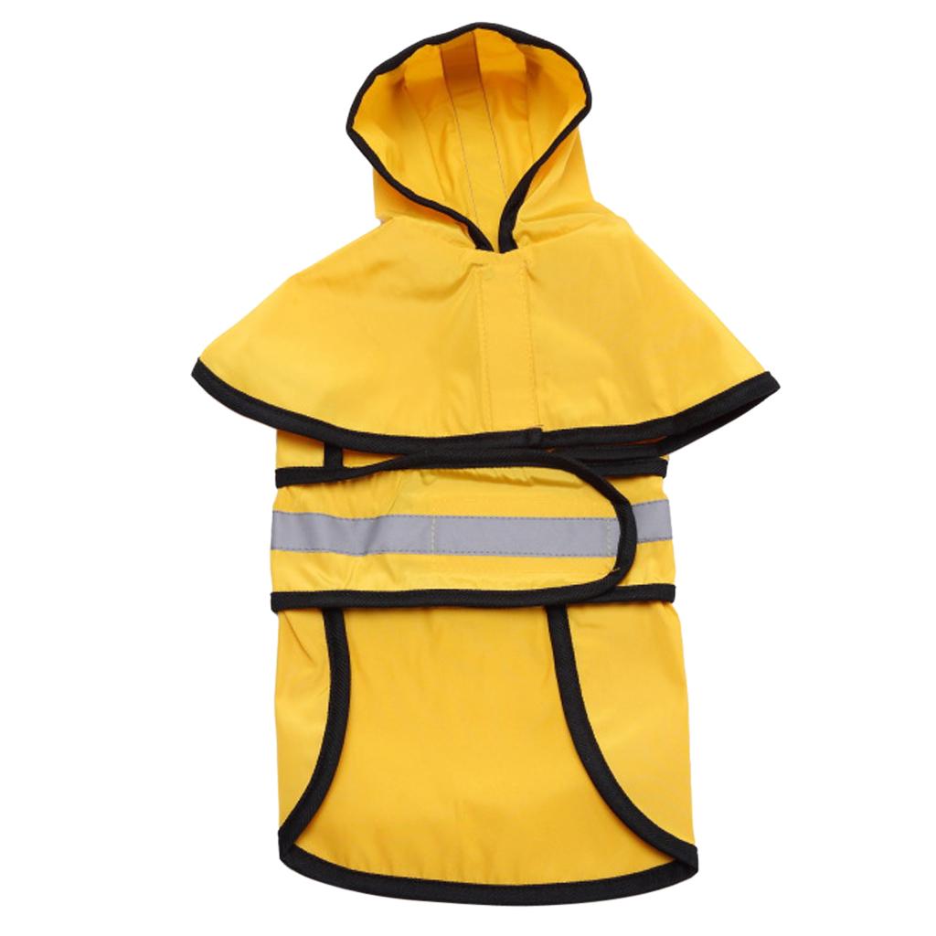 Dog Raincoat Raincoat Reflective Rain Rainwear Safety For Small Dog