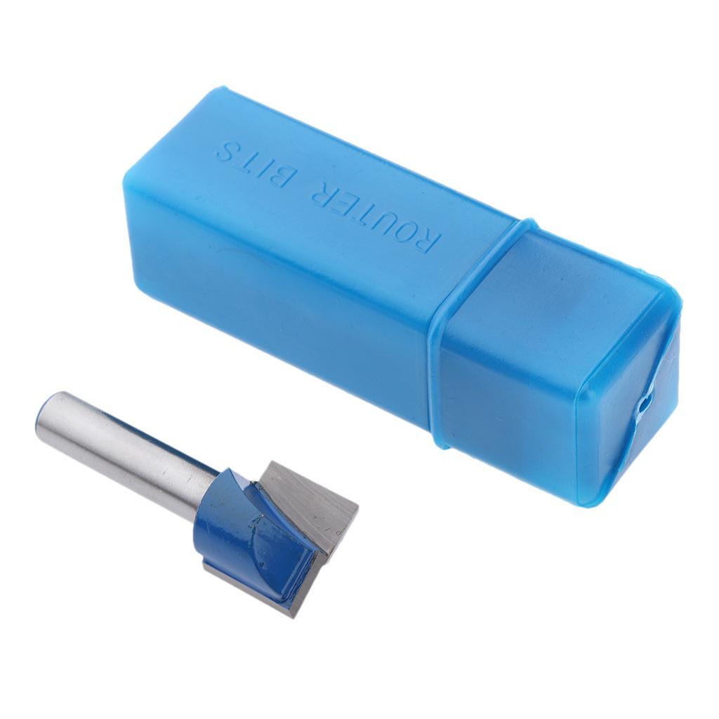 2Pcs 8mm Router Bit Bottom Cleaning Bit Woodworking Router Bit