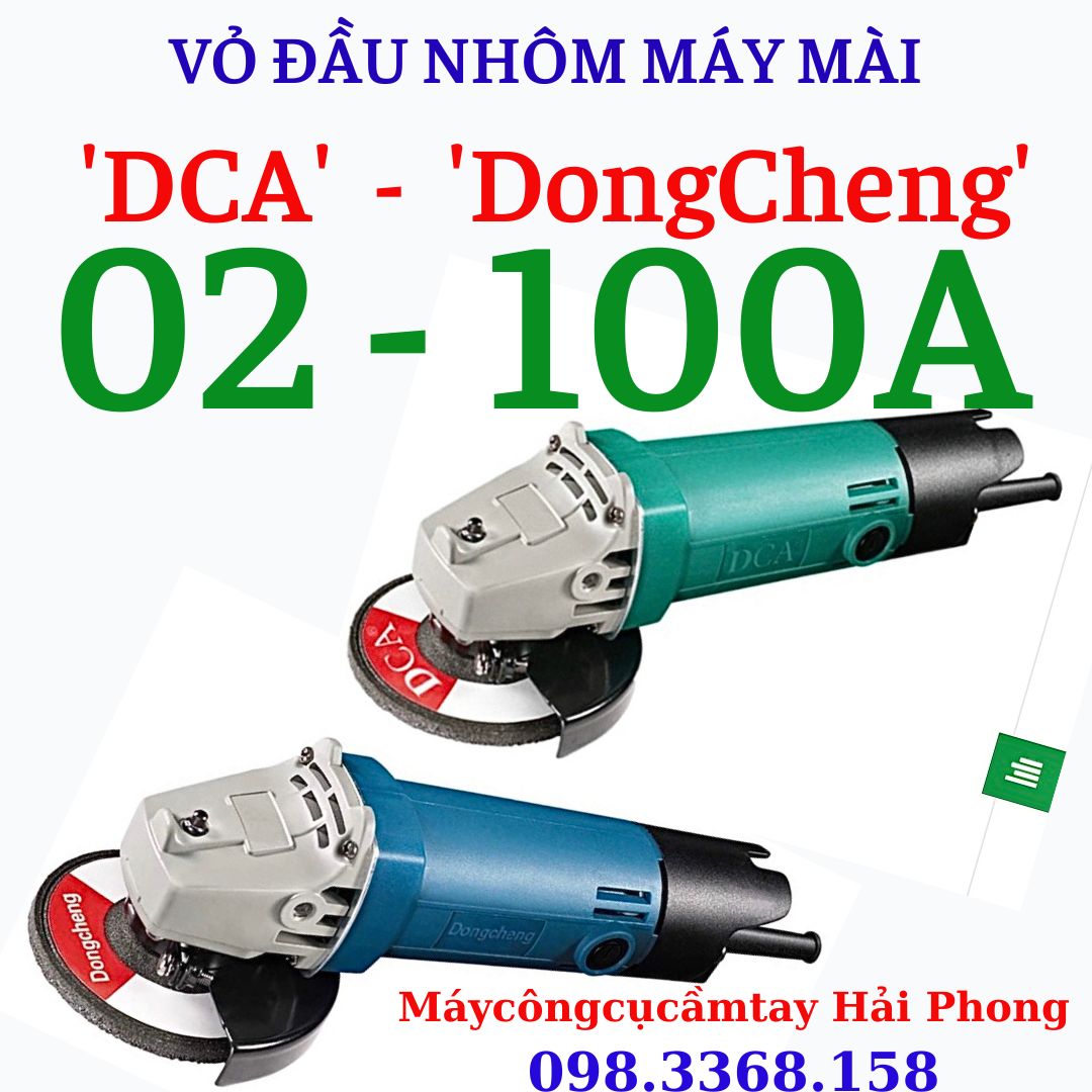 Vỏ đầu nhôm máy mài dùng cho 'Ma.ki.ta' mod. 9500 NB , 'DCA'  mod. ASM02-100A , 'DongCheng' mod. DSM02-100A