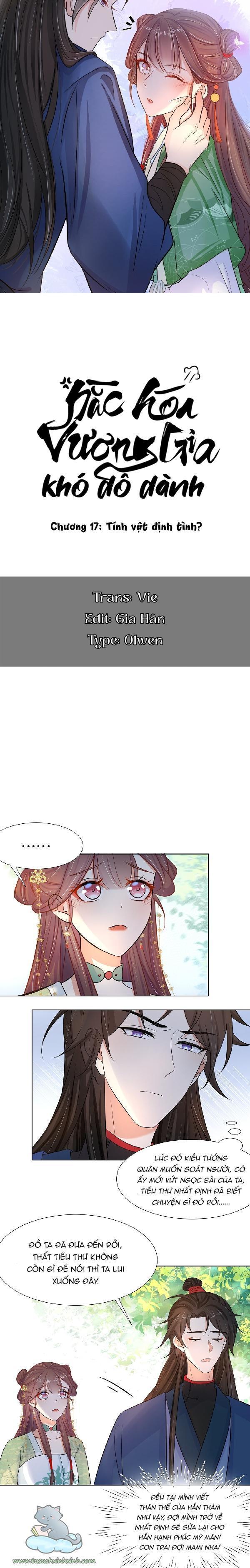 hắc hoá vương gia khó dỗ dành chapter 17 1