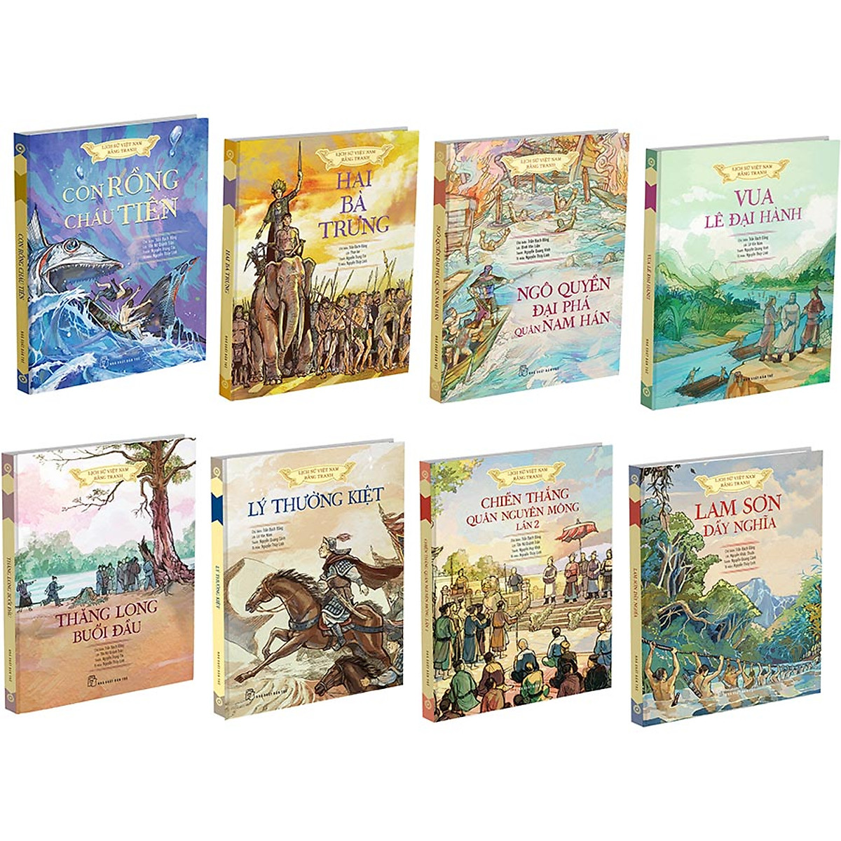 Hộp 8 Quyển: Bộ Sách Lịch Sử Việt Nam Bằng Tranh  _BOOKCITY
