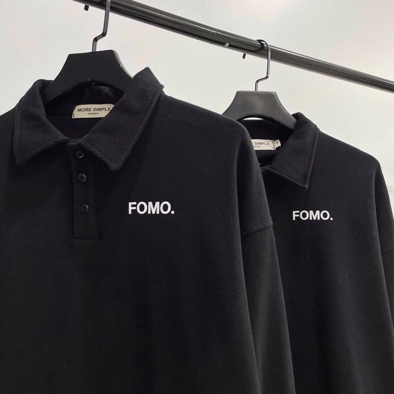 Áo sweater tay dài form rộng POLO FOMO ulzzang (ảnh thật)