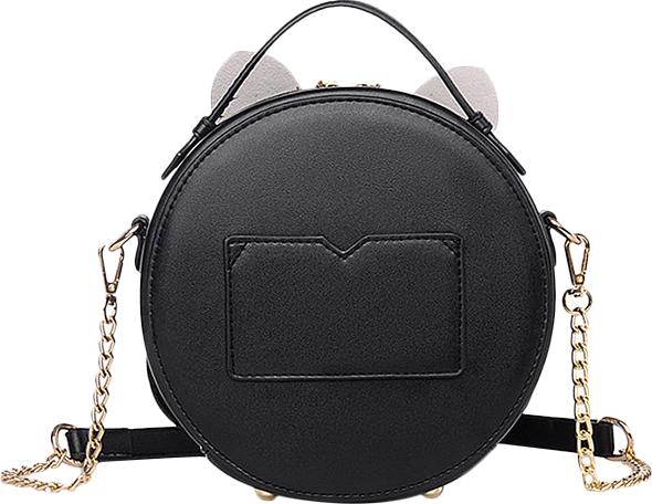 Túi Hộp Tròn Dây Xích Đeo Chéo Neo Bag BEIPIG-BLACK - Đen