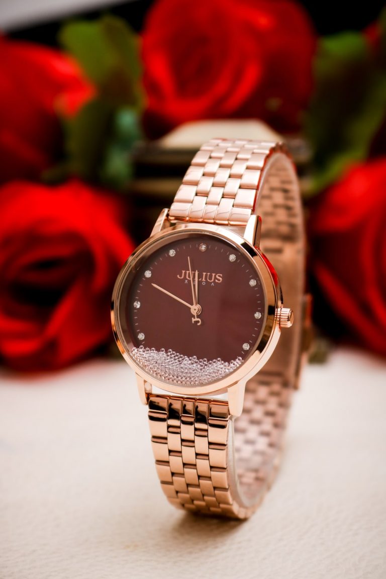 Đồng Hồ Nữ JA-1283C Julius Hàn Quốc Dây Thép