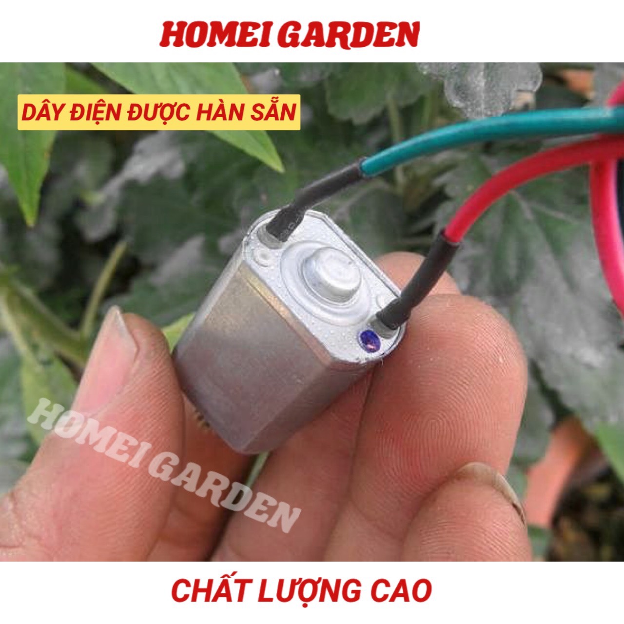 Mô tơ motor mini 130 tốc độ cao có chổi than kèm bánh răng 12V - 24V 23300 vòng / phút mới 100% - HM0032