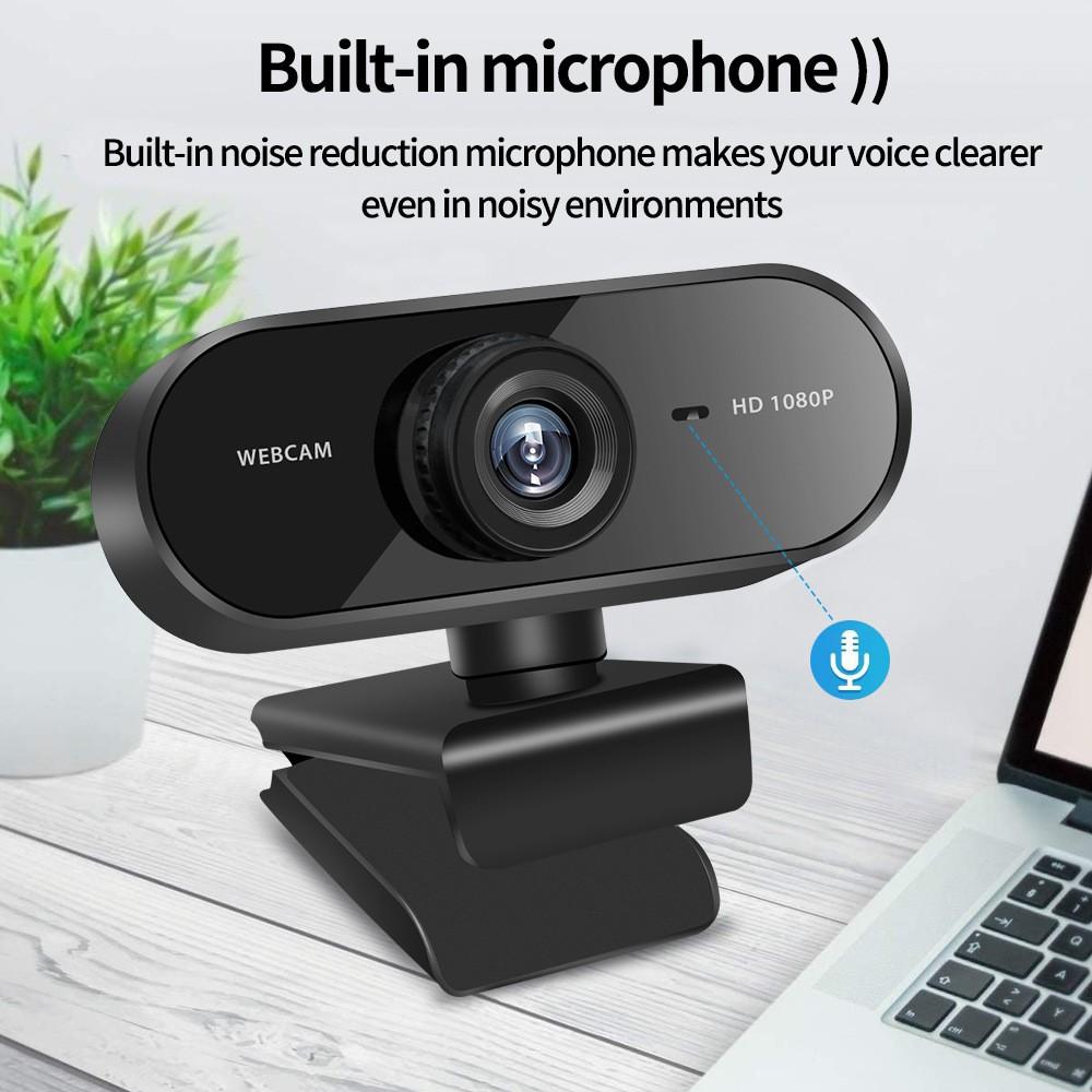 Webcam máy tính mini có mic full hd 1080p - web cam usb camera pc laptop livestream học zoom online,webcam kẹp màn hình