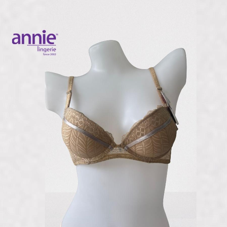 Áo ngực nữ annie lingerie BRA 8139 ren không gọng, nâng ngực, bản to , tạo dáng ngực, thấm hút tốt mặc thoải mái mút vừa