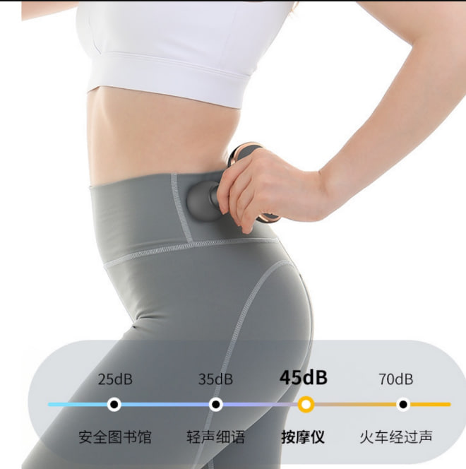 Máy massage cầm tay 4 đầu 6 chế độ
