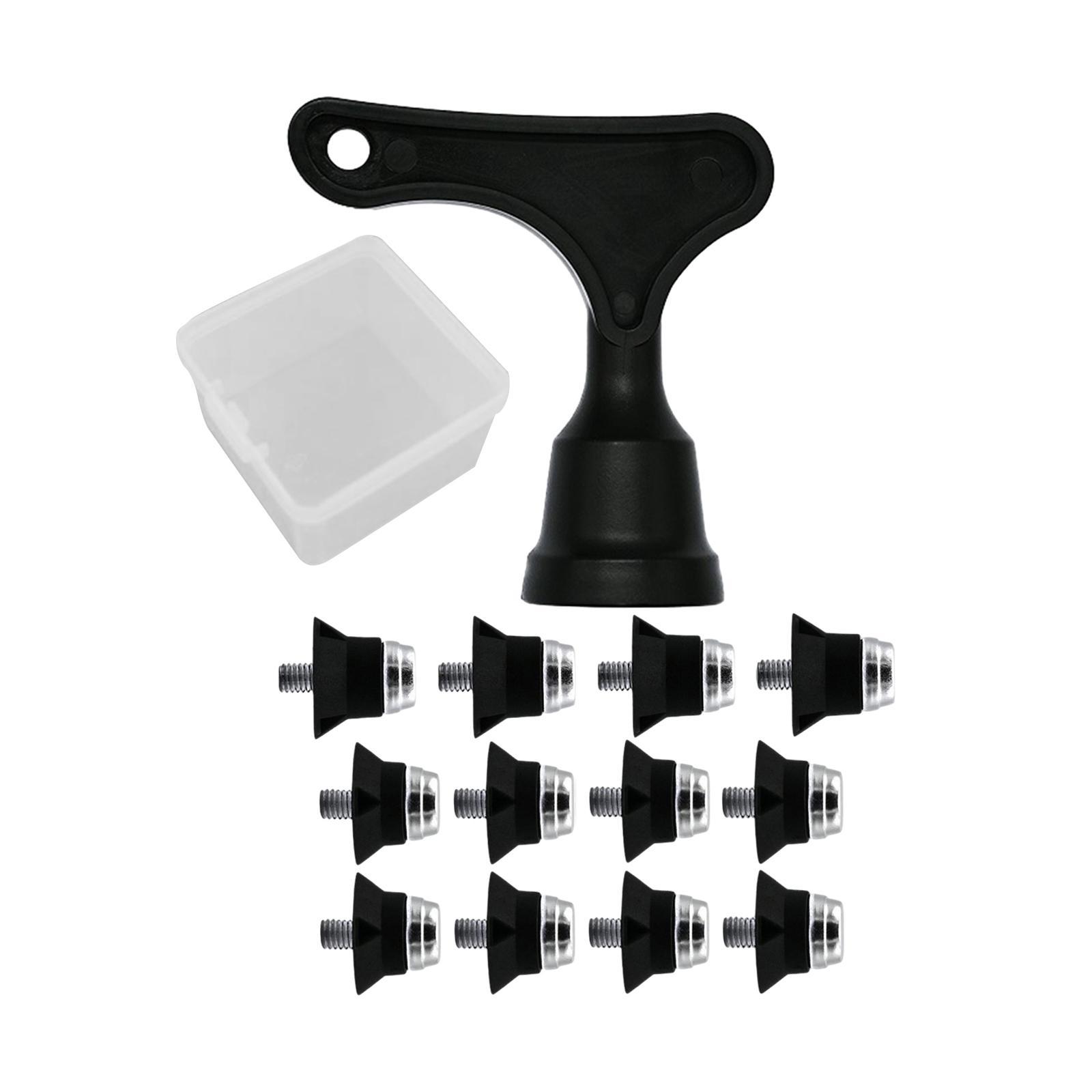 12Pcs Track Shoes Spikes Portable for Athletic Sneakers Competition Training