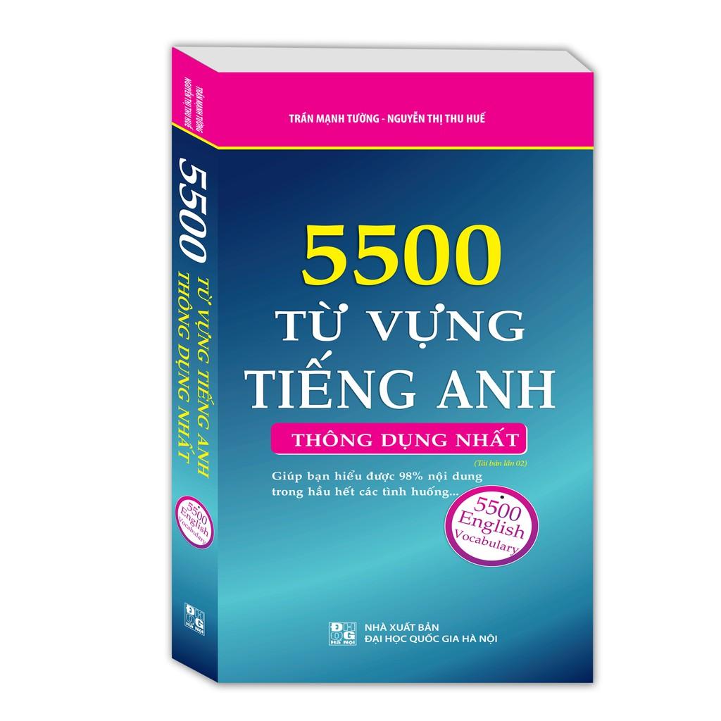 Sách - 5500 từ vựng tiếng Anh thông dụng nhất (tái bản 03)