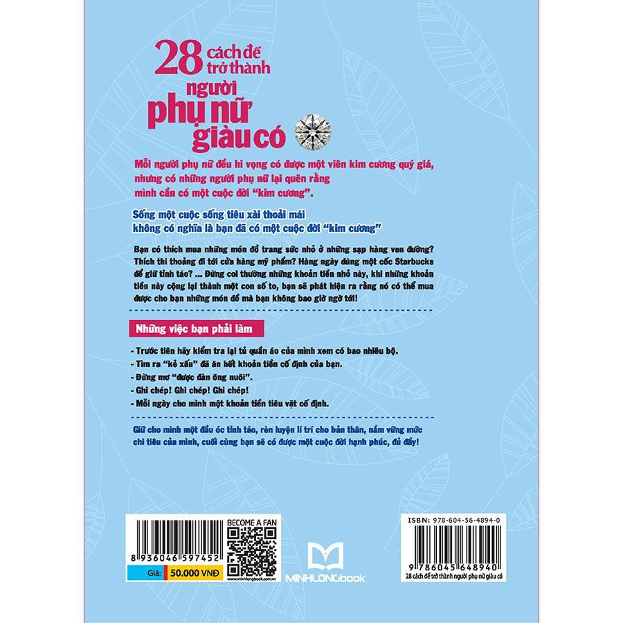 Sách: 28 Cách Để Trở Thành Người Phụ Nữ Giàu Có - TSKN