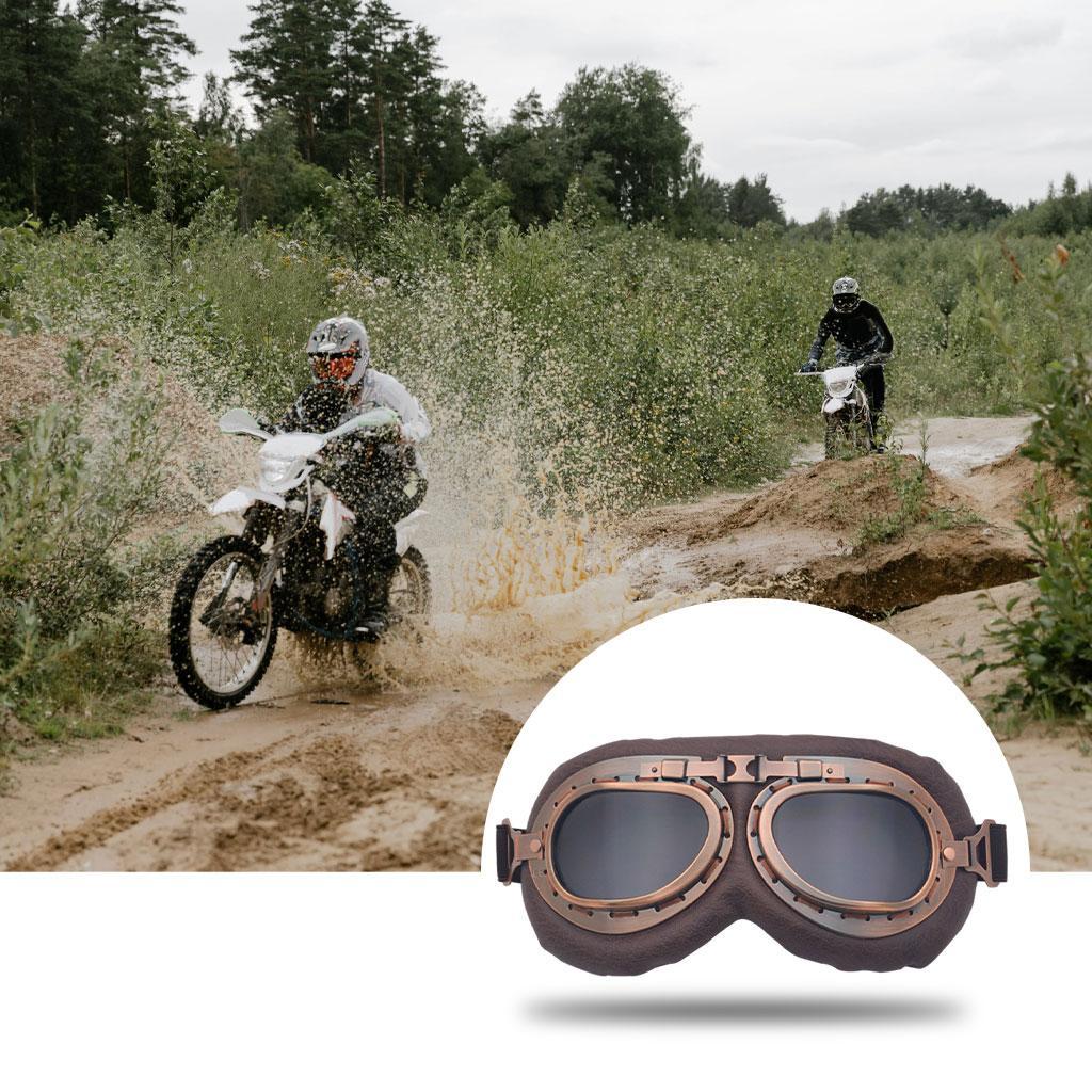 Punk Glasses Motorcycle Goggles Flying Eyewear for Motocross Cruiser Snow Sports