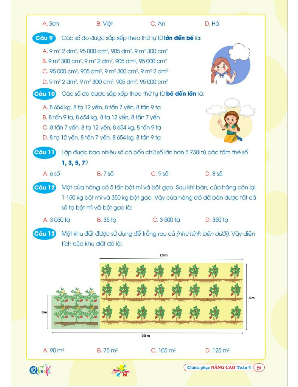 Sách - Chinh Phục Nâng Cao Toán Lớp 4 - Kết Nối