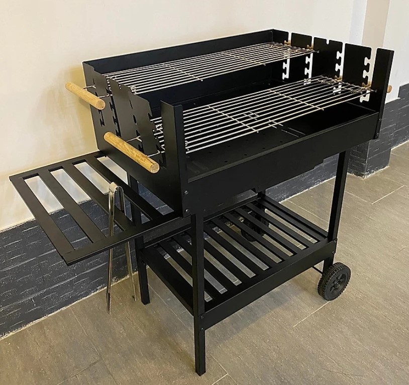 Bếp nướng Landmann CK350, Bếp nướng BBQ, Bếp nướng than hoa ngoài trời, có bánh xe tiện dụng