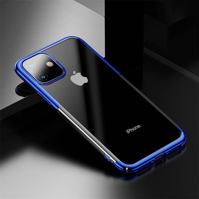 Ốp lưng viền màu mạ crom cho iPhone 11 (6.1 inch) hiệu Baseus (mỏng 0.6mm, chống va đập, gờ bảo vệ Camera, Mạ Crom sang trọng) - Hàng nhập khẩu