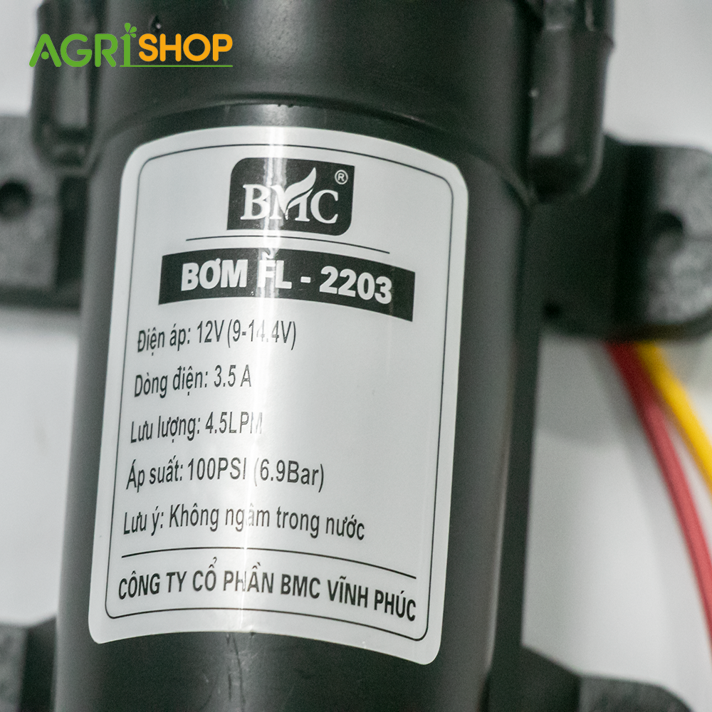 Bơm BMC FL 2203 4.5L/P (Dùng cho bình BMC 18L super, 18L 2.0 super, 16L Alpha, 16L super)