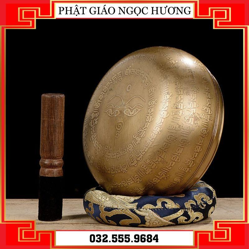 Bát Phật Âm - Bát chuông xoay Nepal 11CM
