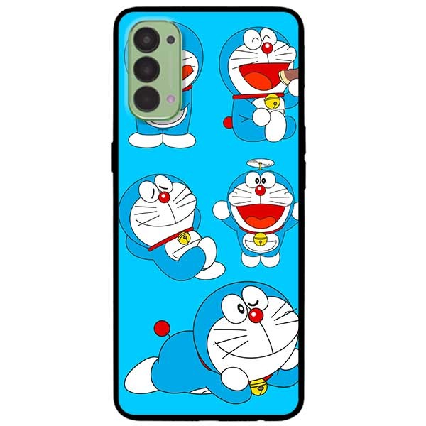 Ốp lưng dành cho Oppo Reno 4 mẫu Mèo Do Ra Mon