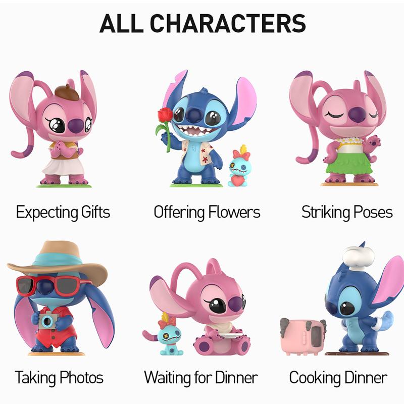 Đồ Chơi Mô Hình Pop Mart Disney Stitch On A Date (Mẫu Bên Trong Là Ngẫu Nhiên)