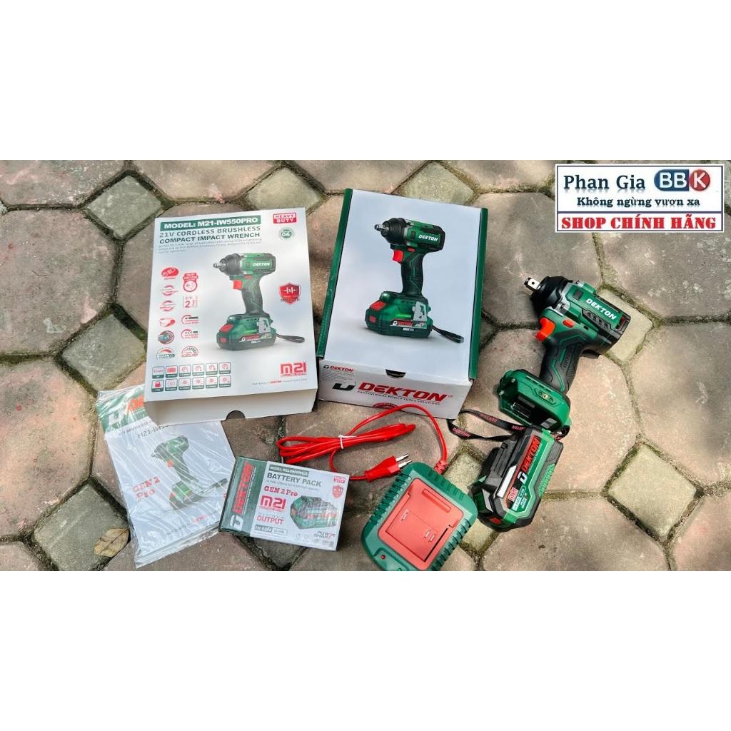 Máy Siết Bulong 550nm DEKTON M21-IW550PRO- Lực siết lớn_ Hàng chính hãƞg