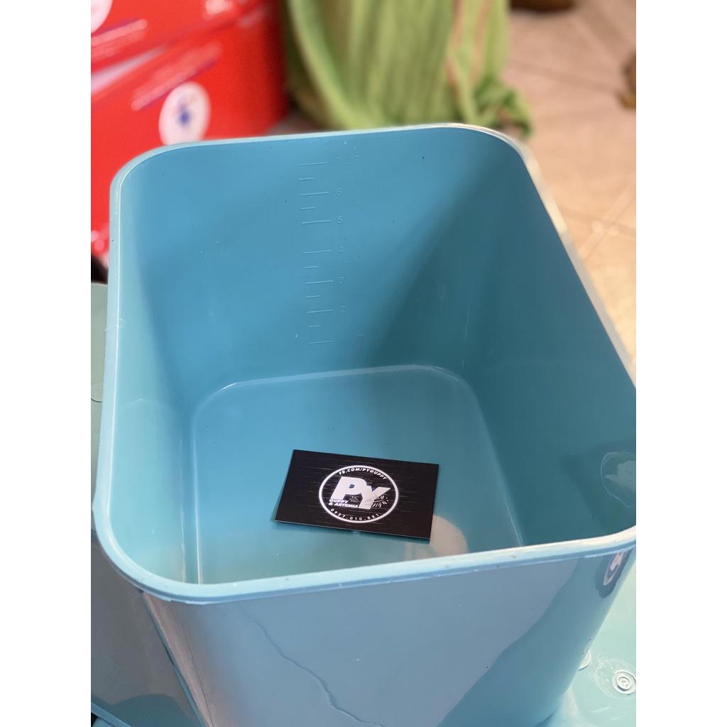 Khay Xanh Dương 7 lít kích thước 30x22x16 đủ màu, nuôi cá, trồng rau, đựng đồ tiện lợi