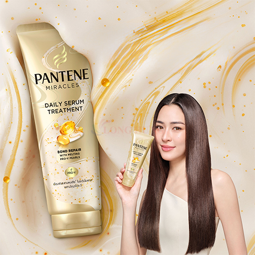 Kem xả tóc chuyên sâu Pantene Miracles Daily Serum Treatment (180ml) - Hàng chính hãng