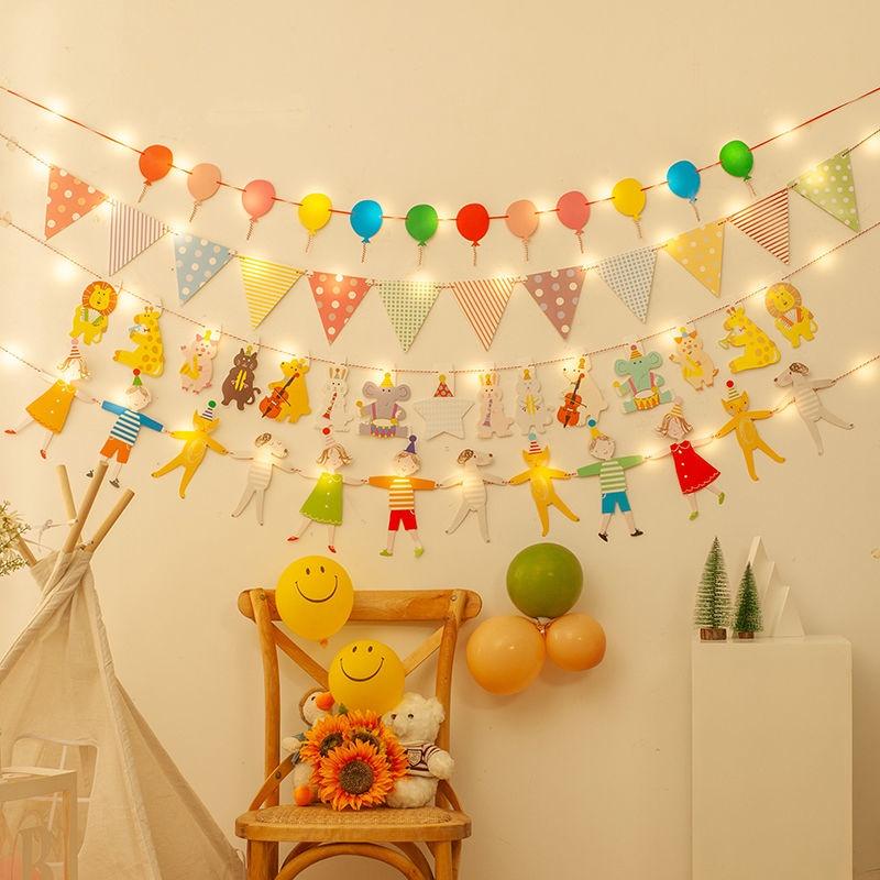 Dây cờ treo trang trí tiệc sinh nhật năm mới