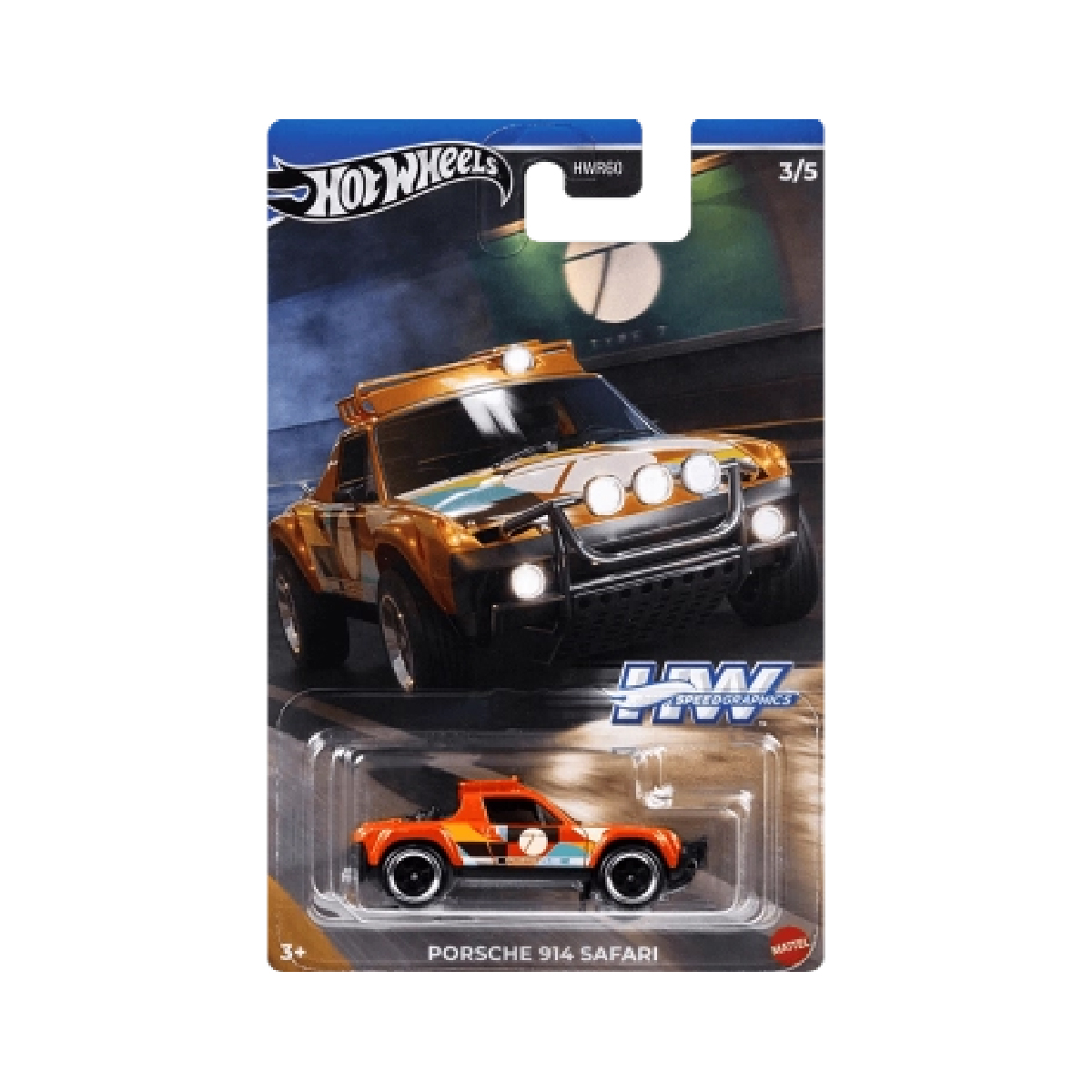 Đồ Chơi Siêu Xe Speed Graphics - Porsche 914 Safari HOT WHEELS HRT06/HWR60