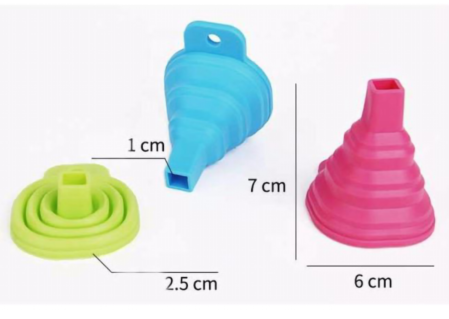 Phễu Silicon Xếp Gọn - Combo 2 Cái