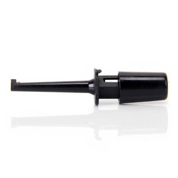 20Pcs Mini Test Hook Probe Lead Wire Cable Spring Clip Black for PCB SMD IC