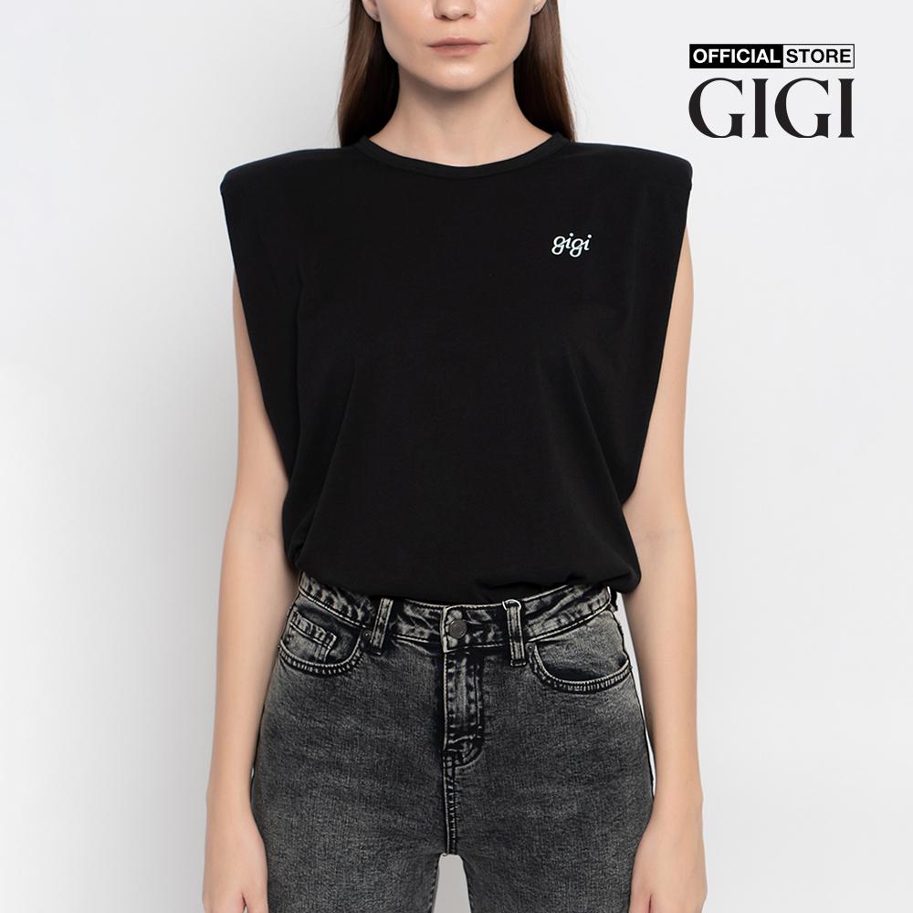 GIGI - Áo thun nữ cổ tròn độn vai thanh lịch G1203T212246
