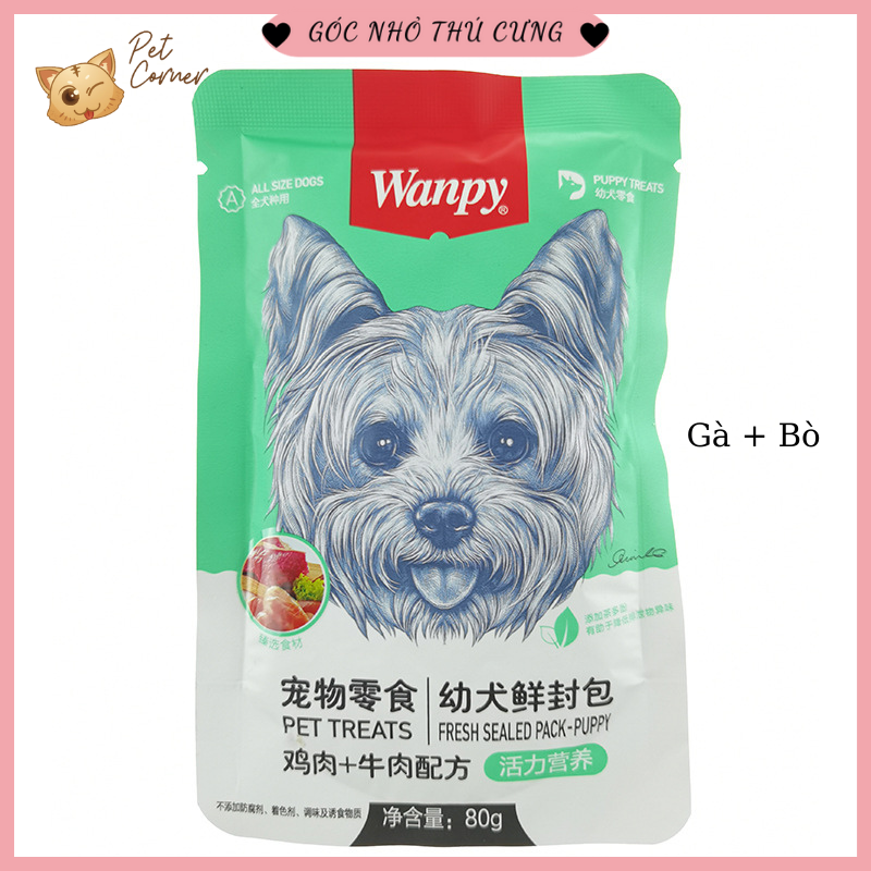 Pate Wanpy 80gr cho chó