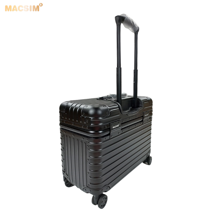 Vali hợp kim nhôm nguyên khối MS2205 Macsim cao cấp màu đen , màu bạc cỡ 16 inches