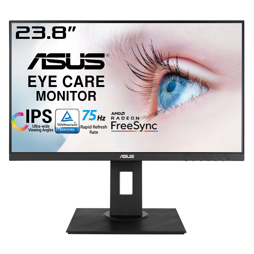 Màn hình Bảo Vệ Mắt ASUS VA24DQLB 23.8 inch Full HD (1920x1080) 75Hz IPS Adaptive-Sync - Hàng Chính Hãng