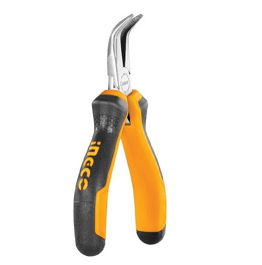 Kềm mũi cong  mini 4.5"/115mm ingco HMBNP08115