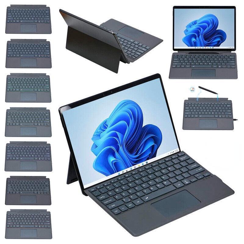 Bao Da Máy Tính Bảng Kèm Bàn Phím Không Dây Cảm Ứng Cho Microsoft Surface Pro 8 2021 13 "