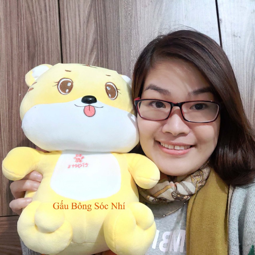Gấu bông thú nhồi bông con hổ may mắn