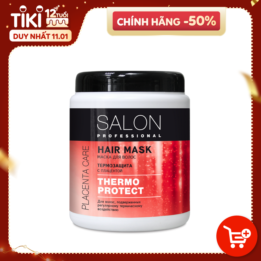 Kem ủ Salon Professional bảo vệ tóc khỏi các tác động nhiệt 1000ml