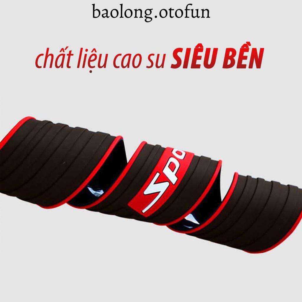 Bộ Nẹp Cao Su bước chân SPORT , Nẹp Cao Su chống chầy ô tô logo SPORT